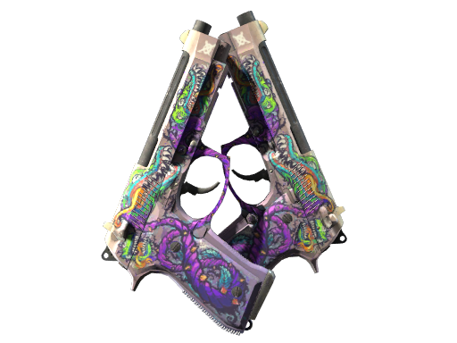 Dual Berettas | Flora Carnivora (Battle-Scarred)